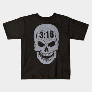 Stone Cold Steve Austin 316 Texas Skull Kids T-Shirt